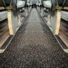 Bus corridor with Barkston-Anthracite heavy dutty carpet