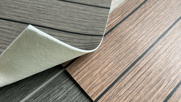 Vinyl flooring Decor wood all colours. PVC flooring for vehicle interiors