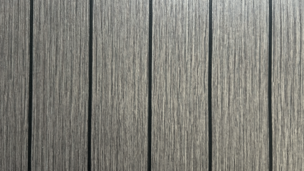 Vinyl flooring Marina Wood all colours. PVC flooring for vehicle interiors. Taupe-Black - Marina Wood